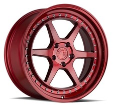 One 18x10.5 Aodhan DS09 DS9 5x114.3 15 Red Wheel Rim 73.1 picture