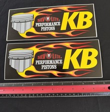 (2) Keith Black Silv-O- Lite Stickers Chevy Ford Dodge Pontiac picture