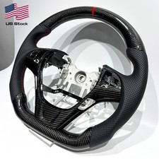 US In Stock Real Carbon Fiber Steering Wheel for Hyundai Genesis Coupe 2009-2014 picture