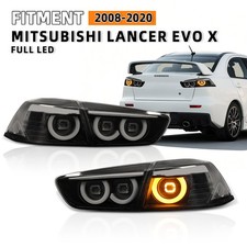 Tail Lights for Mitsubishi Lancer & Evolution EVO X 2008-20 w/ Animation DRL JDM picture
