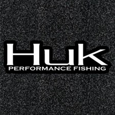 Huk White Professional Boat carpet Graphics Marine Decals picture