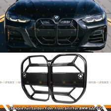 For 2021-26 BMW G22 G23 430i M440i CSL Style Full Carbon Fiber Nose Grill Grille picture