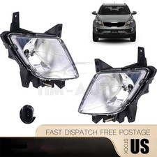 For 2011-2013 Kia Sportage SUV Front Bumper Driving Fog Lights W/ Bulb LH+RH picture