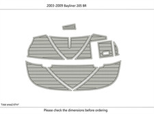 2003-2006 Bayliner 205 BR DuraEVA EVA Foam Boat flooring picture