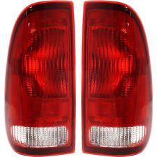 Red Tail Lights Pair For 1997-2003 Ford F150 1999-2007 F250 F350 F450 Left+Right picture