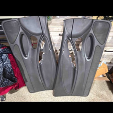 1999-2004 Ford Mustang Door Panels Charcoal/Black Set Pair LH RH OEM picture