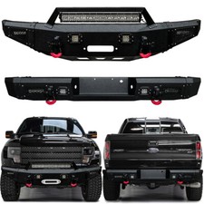Vijay Fit 2010-2014 Ford F150 Raptor Front Bumper & Rear Bumper with LED Lights picture