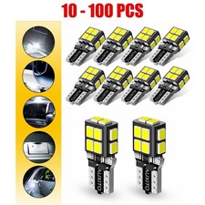 10-100X LED 194 T10 168 Canbus White W5W Dome License Marker Light Bulb 6000K picture