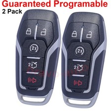2 Smart Remote Control Car Key Fob For 2015 2016 2017 Ford Edge Explorer Mustang picture