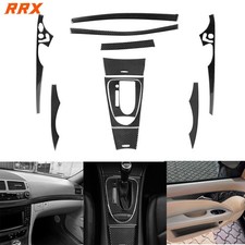 11Pcs Real Carbon Fiber Dashboard Door Panel Kits For Benz E-Class W211 2003-09 picture