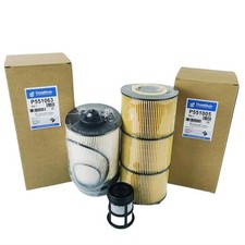NEW 2PCS  Oil Filter Kit & Fuel Filter Kit for Freightliner DD13 P551063,P551005 picture