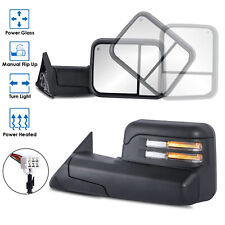 Pair Power Heated Tow Mirrors w/ LED Turn Signal For 1998-2001 Dodge Ram 1500 picture