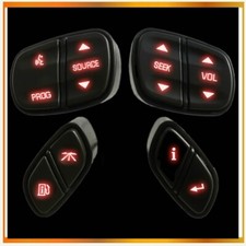 GM Chevrolet Steering Wheel Buttons Controls Switches with Red LEDs New 2003-06 picture