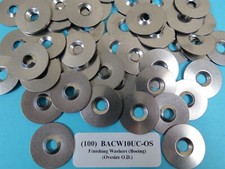 Tinnerman #10 Oversize 1” OD Dimpled Stainless Finishing Washers Aerospace (100) picture