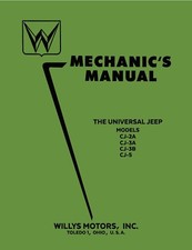 1946 - 1955 Willys Jeep CJ Mechanics Manual picture