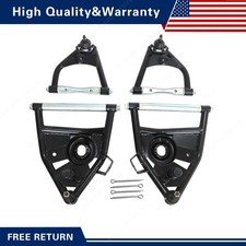 4 X new UPPER AND LOWER TUBULAR CONTROL ARMS For Chevy C10 Suburban 1963-1970 picture