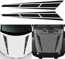 1Pair Universal Fit Racing Hood Stripes Decal Vinyl Stickers for Car SUV Truck picture