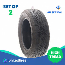 Set of (2) Used 275/60R20 Goodyear Wrangler Trailrunner AT 115S - 8/32 picture