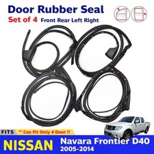 Door Rubber Weatherstrip Set 4 Fits Nissan Frontier Navara D40 4D 2005-14 P06 picture