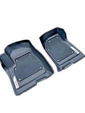 2019-2026 GMC Sierra Factory Front Floor Liners 84982191 Black w/ GMC Logo OEM picture