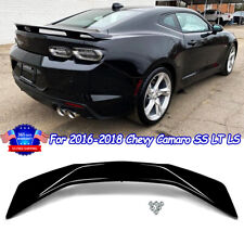 For 2016-2023 Chevy Camaro RS SS ZL1 Rear Trunk Spoiler Wing Glossy Black ABS picture