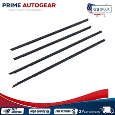 Fit For Kia Forte 2019-2023 Front & Rear Door Belt Outside Weatherstrip 4Pcs Set picture