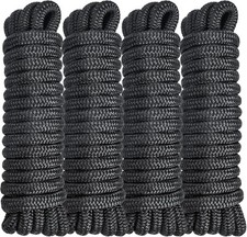4PCS 5/8 In 20’ Dock Lines Boat Ropes Mooring Lines Pontoon Rope Nylon Dockline picture
