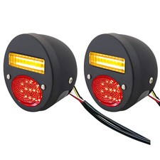 Vintage Duolamp LED Tail Light Stop Indicator Turn Signals For Ford Model A picture