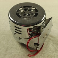 CHROME CIVIL AIR RAID Alarm HORN TORNADO ALARM MOTOR DRIVEN FIRE 12V picture