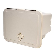 IPS 530-203 ARCTIC WHITE 17 X 13 X 11 TACKLE STORAGE BOX MARINE BOAT picture