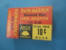 NOS ANCO Rain-Master Windshield Wiper Arm Adapters Mopar Studebaker late 40's picture