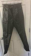 Mens Harley Davidson Genuine Leather Pants Sz 30 picture