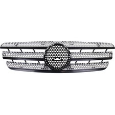 Grille For 2003-2005 Mercedes Benz ML350 2002-2005 ML500 Silver Plastic picture