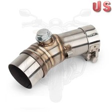 US Motorcycle Exhaust System Mid Link Pipe Slip-On For Kawasaki Ninja 650 Z 650 picture