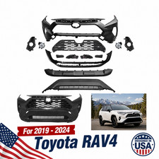 For 2019 - 2024 Toyota RAV4 Front Bumper Grille with Fog Lights Complete picture