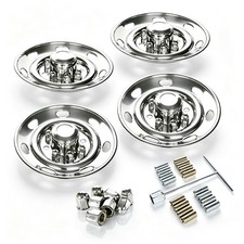 16'' 7 Holes 8 Lug Stainless Steel Wheel Simulator Kit for Single Wheel Trailer picture