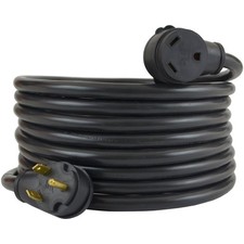 Conntek 30 Amp RV Extension Cord  50 Foot Power Supply Cable For Trailer Camper picture