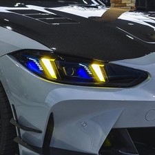 Snake Eyes Laser Style LED Headlights for BMW G22 G26 G82 M4 G80 M3 2021-25 US picture