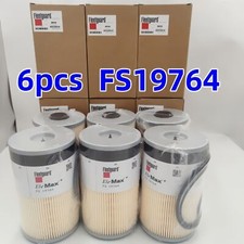 6X FS19764 Fleetguard Fuel Filter with Water Separator Cummins  picture