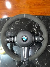 BMW CS Alcantara Leather White Etching Steering Wheel Set – F80 F82 F30 F32 M3 picture