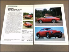 Aston Martin DB4GT Car Review Print Article with Specs 1960 1961 1962 1963 P66 picture