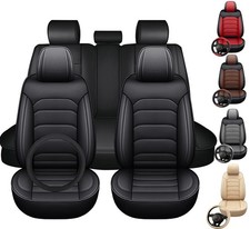 For FORD Car Seat Covers Protector Nappa Leather Front & Rear Full Set Cushion picture
