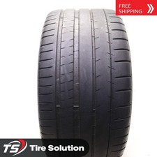 Set of 2 Used 285/35ZR19 Michelin Pilot Super Sport ZP - 99Y - 6.5-7/32 picture