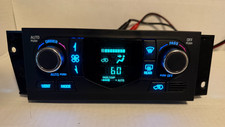 *REBUILT* ICE BLUE LED 02-07 BUICK RENDEZVOUS DIGITAL HEATER A/C CLIMATE CONTROL picture