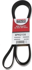 Bando USA 6PK2135 OEM Quality Serpentine Belt 13.1 inches, Black  picture