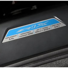 2026-2027 Chevrolet Corvette ZR1X Engine Specification Plaque 87818068 OEM GM picture