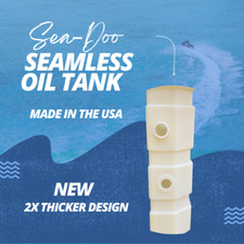 Seadoo Oil Tank - USA Made, Fits 1996-2005 Models + 2 OEM Grommets 293720008 picture