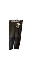 Moto Girl Ladies Aramid Lined Motorcycle Motorbike Ribbed Knee Leggings - Black picture