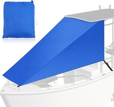 BBTO 9' X 10' T-Top Bow Shade for Boat Cover UV 9' X 10', navy blue picture