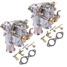 Pair Carburetors For 45 DCOE 152 19600.060 WEBER Twin Choke V8 or 4 Cyl 6 Cyl picture